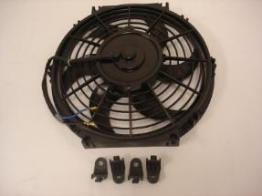 Electric Fan w/ Mount Kit - 10" Curved Blade Cooling Fan